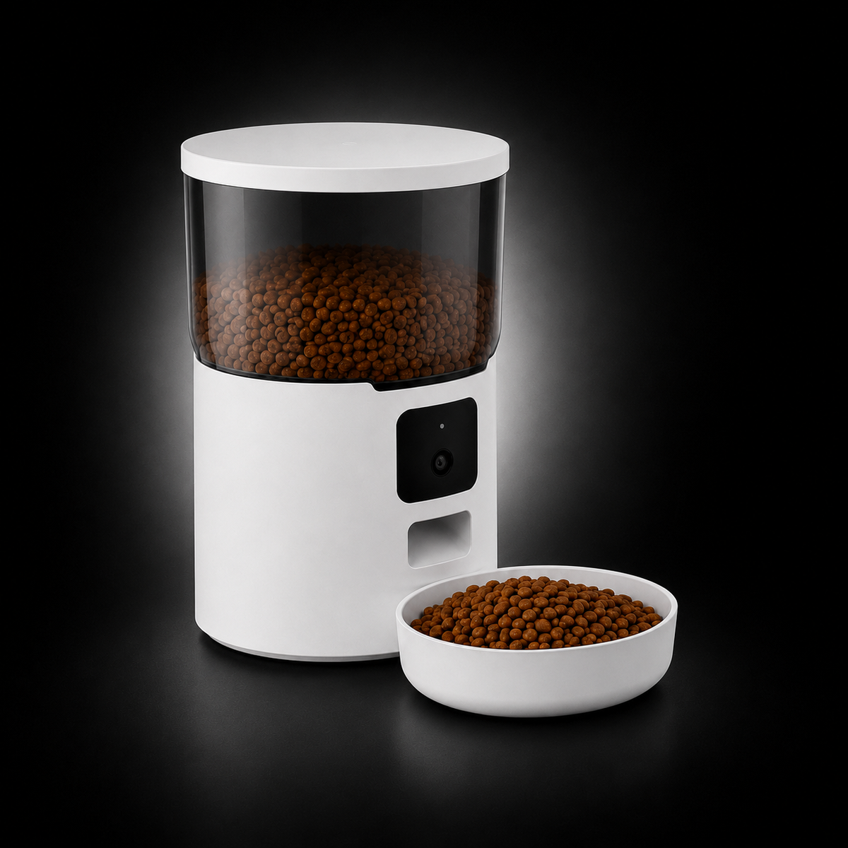 Alimentador Automático com Câmera Wi-Fi 4L — foto principal em fundo grafite