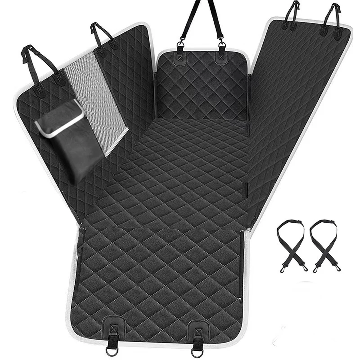 Almofada Impermeável para Pet no Carro 147x137cm — vista frontal completa em fundo branco