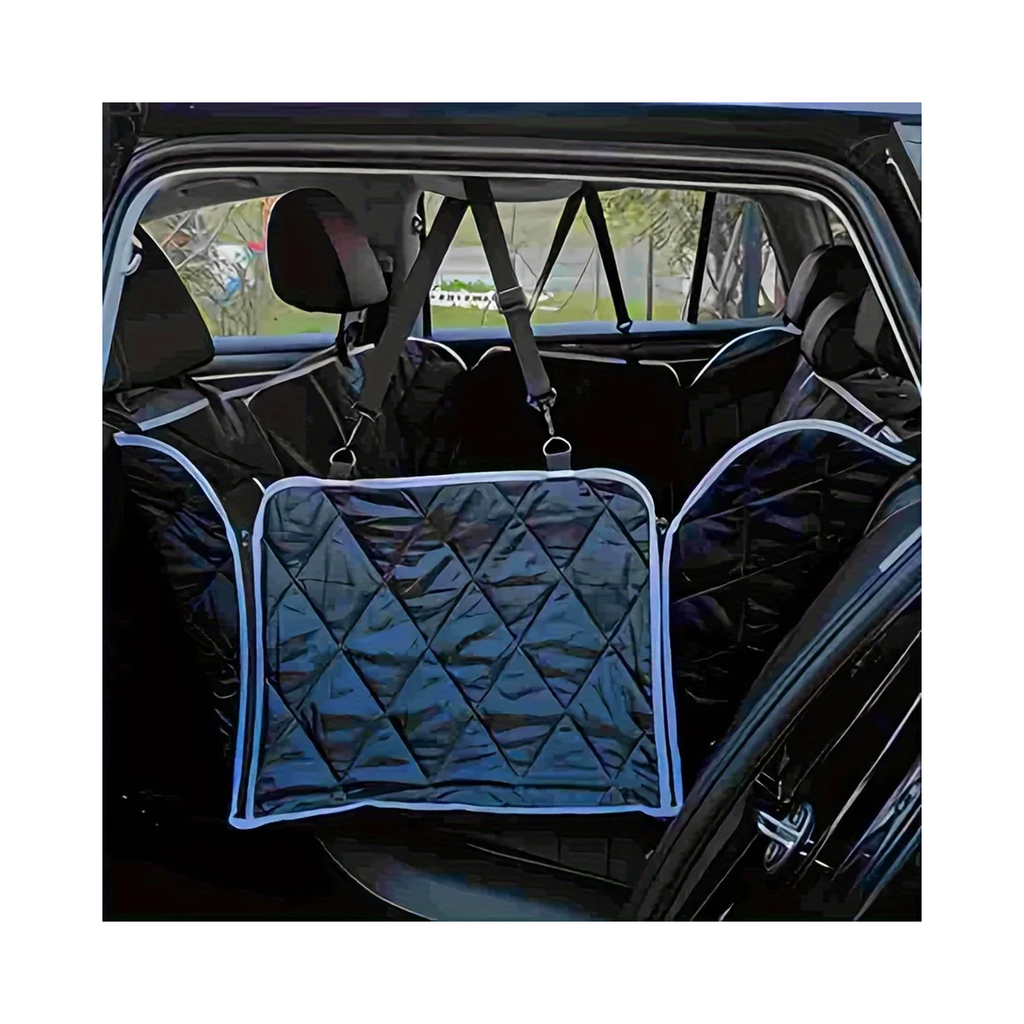 Almofada Impermeável para Pet no Carro 147x137cm — vista alternativa em fundo grafite