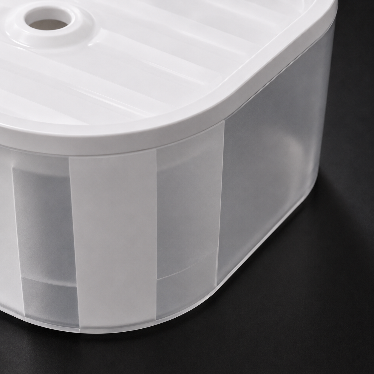 Detalhe de construção e acabamento — Bebedouro Automático 3.2L Fonte Silenciosa para Gatos
