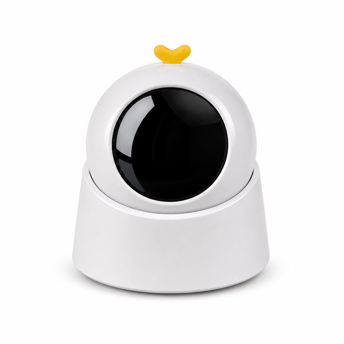 Brinquedo Laser Automático: Enriquecimento para Pets — vista frontal completa em fundo branco