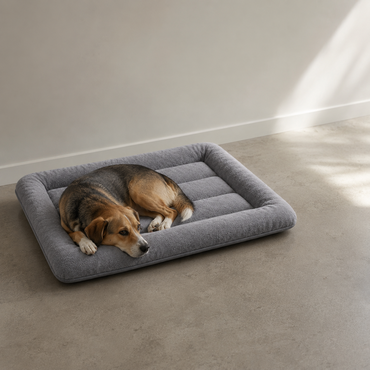 Cama de Pelúcia Ultra Macia para Cães e Gatos em uso, demonstrando o funcionamento