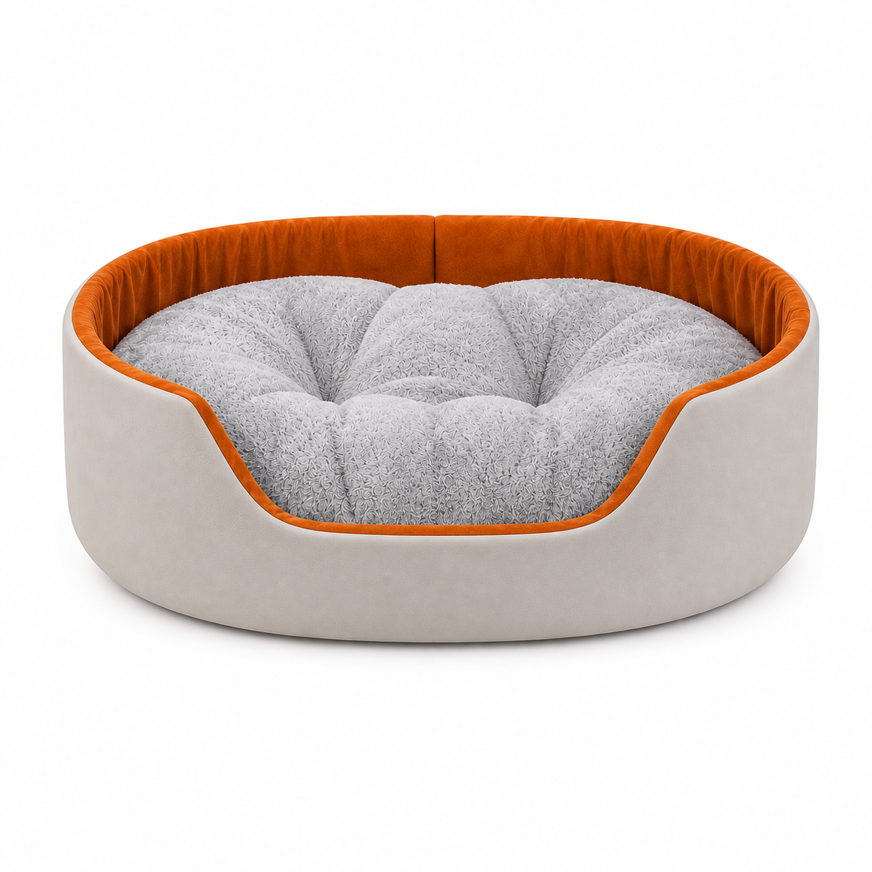 Cama para Gatos 60x40cm: Repouso e Conforto Térmico — vista frontal completa em fundo branco