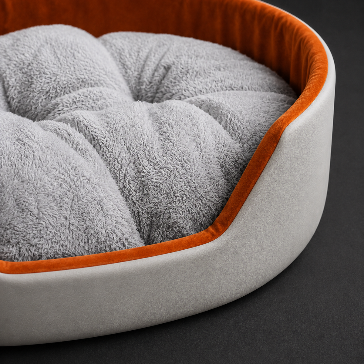 Detalhe de construção e acabamento — Cama para Gatos 60x40cm: Repouso e Conforto Térmico