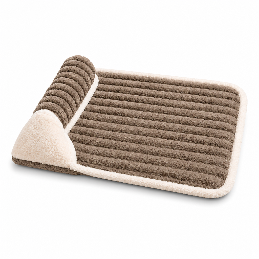Cama Pet Lavável com Espuma de Memória para Cães — vista frontal completa em fundo branco