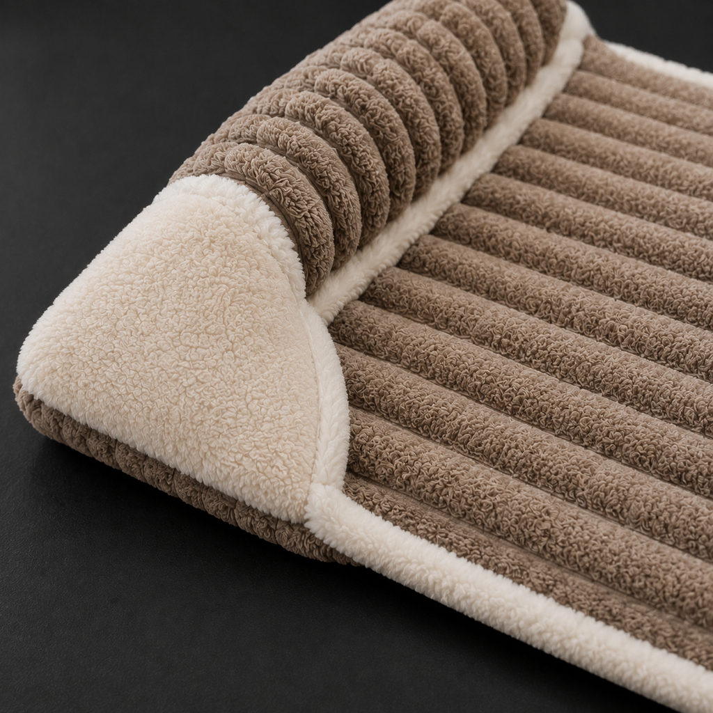 Detalhe de construção e acabamento — Cama Pet Lavável com Espuma de Memória para Cães