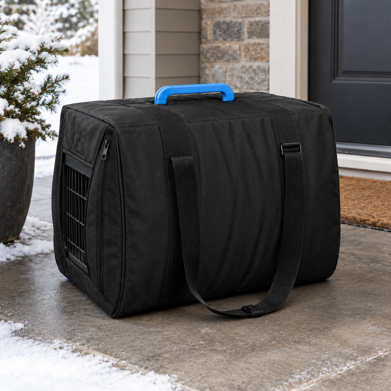 Capa Térmica para Gatos Inverno Zion Pet em uso, demonstrando o funcionamento