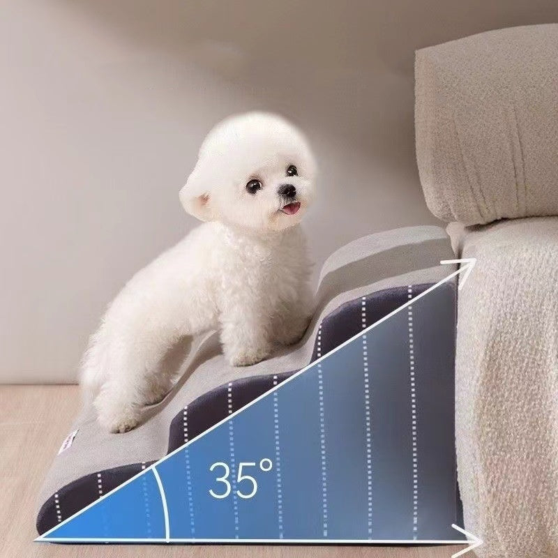 Escada para Cachorro Antiderrapante 4 Degraus