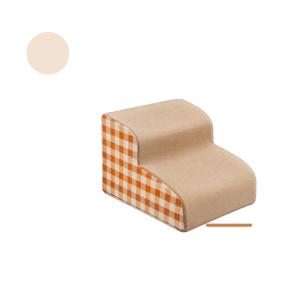 Escada Pet para Cama e Sofá com Degraus Antiderrapantes — vista alternativa em fundo grafite