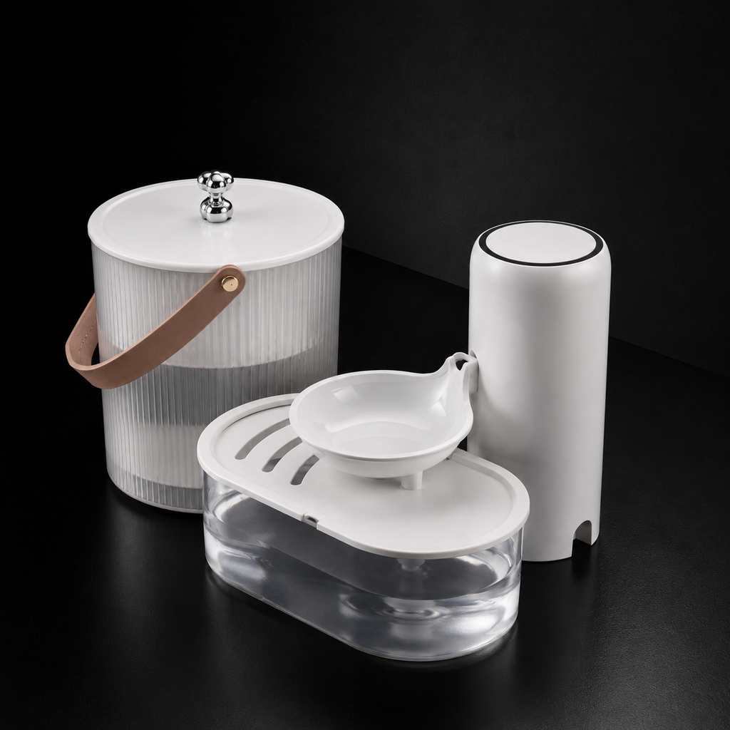 Fonte de Água Sem Fio Inclinável 2600mAh para Pets — vista alternativa em fundo grafite