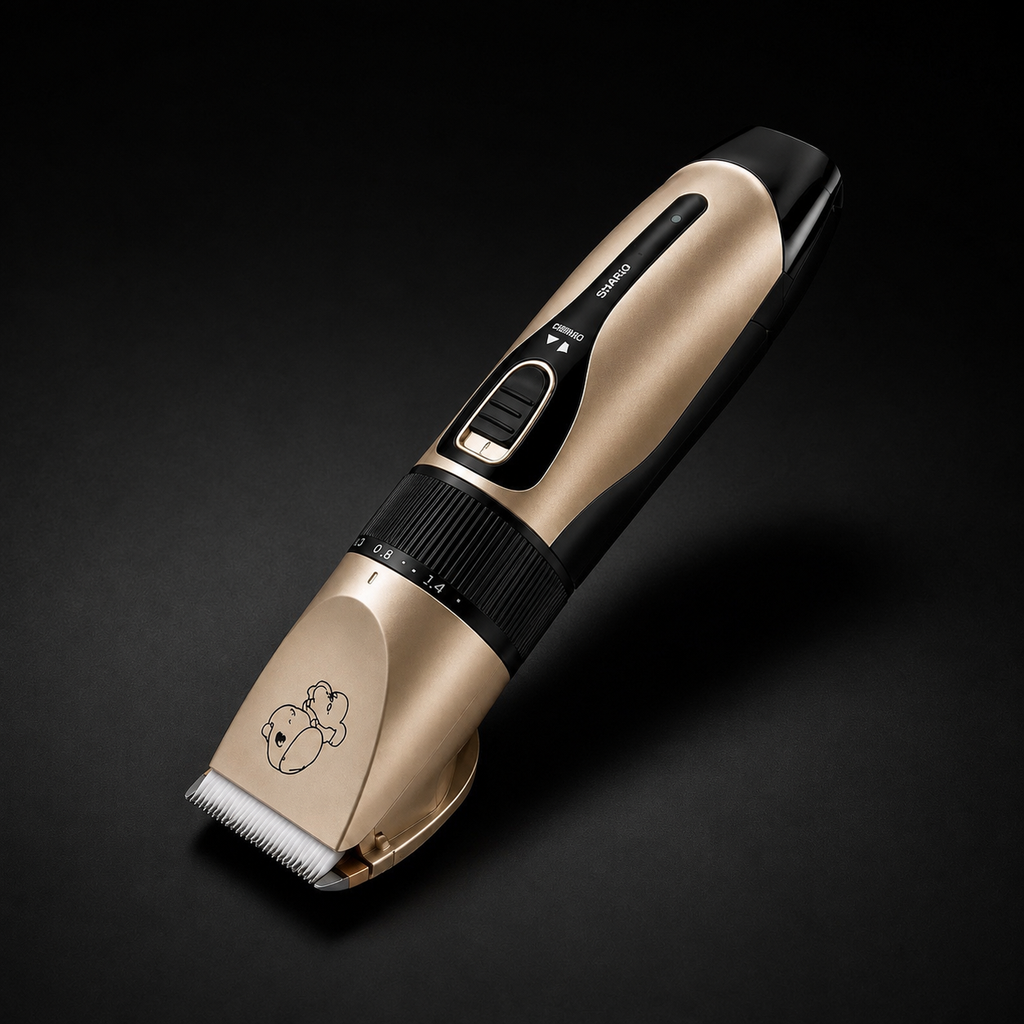 Kit Higiene Pet: Tosador e Lixador de Unhas Elétrico — vista alternativa em fundo grafite